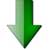 green down arrow